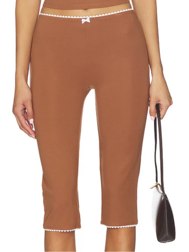 Majorelle Romie Capris Chocolate Brown Women’s Cropped Pants Revolve S